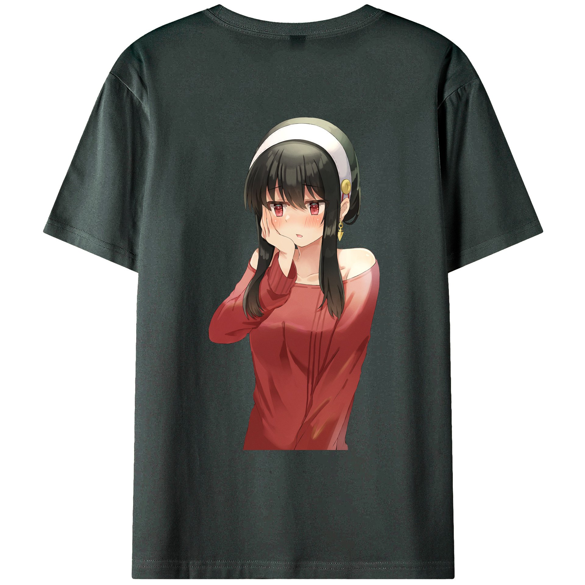 （画像用） SPY×FAMILY间谍家家酒 綿100％ メンズ半袖Tシャツ（バックプリント） 通気性